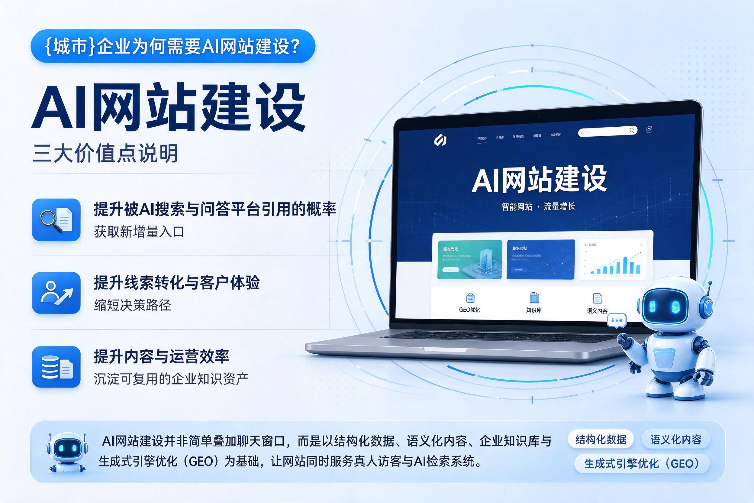 凤县企业为何需要AI网站建设？三大价值点说明